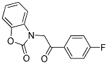 3-[2-(4-FLUOROPHENYL)-2-OXOETHYL]-3H-BENZOOXAZOL-2-ONE 结构式