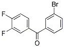 3-Bromo-3',4'-difluorobenzophenon 结构式
