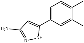 3-(3,4-DIMETHYLPHENYL)-1H-PYRAZOL-5-YLAMINE 结构式