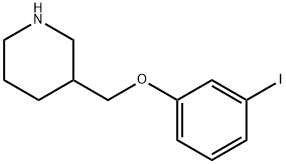 3-[(3-IODOPHENOXY)METHYL]PIPERIDINE 结构式