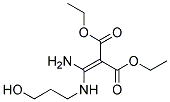 DIETHYL (AMINO[(3-HYDROXYPROPYL)AMINO]METHYLENE)MALONATE 结构式