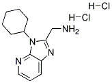 C-(3-CYCLOHEXYL-3H-IMIDAZO[4,5-B]PYRIDIN-2-YL)-METHYLAMINE DIHYDROCHLORIDE 结构式