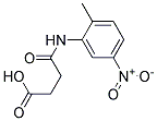 N-(2-METHYL-5-NITRO-PHENYL)-SUCCINAMIC ACID 结构式