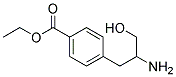 4-(2-AMINO-3-HYDROXY-PROPYL)-BENZOIC ACID ETHYL ESTER 结构式