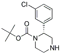 (R)-2-(3-CHLORO-PHENYL)-PIPERAZINE-1-CARBOXYLIC ACID TERT-BUTYL ESTER 结构式