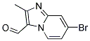 7-BROMO-2-METHYL-IMIDAZO[1,2-A]PYRIDINE-3-CARBALDEHYDE 结构式