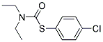 DIETHYL-THIOCARBAMIC ACID S-(4-CHLORO-PHENYL) ESTER 结构式