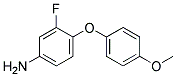 3-FLUORO-4-(4-METHOXYPHENOXY)PHENYLAMINE 结构式