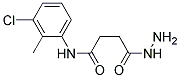 N-(3-CHLORO-2-METHYL-PHENYL)-3-HYDRAZINOCARBONYL-PROPIONAMIDE 结构式