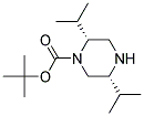 (2R,5R)-2,5-DIISOPROPYL-PIPERAZINE-1-CARBOXYLIC ACID TERT-BUTYL ESTER 结构式