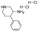 4-PHENYLPIPERIDIN-3-AMINE DIHYDROCHLORIDE 结构式