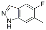 5-FLUORO-6-METHYL (1H)INDAZOLE 结构式