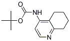4-BOC-AMINO-5,6,7,8-TETRAHYDROQUINOLINE 结构式