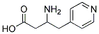 3-AMINO-4-(PYRIDIN-4-YL)BUTANOIC ACID 结构式