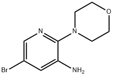 5-溴-2-吗啉代吡啶-3-胺 结构式