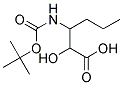 3-TERT-BUTOXYCARBONYLAMINO-2-HYDROXY-HEXANOIC ACID 结构式