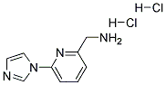 C-(6-IMIDAZOL-1-YL-PYRIDIN-2-YL)-METHYLAMINE 2HCL 结构式
