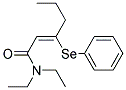 (Z)-3-PHENYLSELENYL-HEX-2-ENOIC ACID DIETHYLAMIDE 结构式