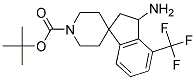 TERT-BUTYL 3-AMINO-4-(TRIFLUOROMETHYL)-2,3-DIHYDROSPIRO[INDENE-1,4'-PIPERIDINE]-1'-CARBOXYLATE 结构式
