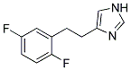 4-[2-(2,5-DIFLUORO-PHENYL)-ETHYL]-1H-IMIDAZOLE 结构式