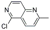 5-CHLORO-2-METHYL-1,6-NAPHTHYRIDINE 结构式