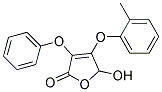 5-HYDROXY-3,4-BIS-PHENOXYMETHYL-5H-FURAN-2-ONE 结构式