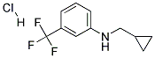 CYCLOPROPYLMETHYL-(3-TRIFLUOROMETHYL-PHENYL)-AMINE HYDROCHLORIDE 结构式