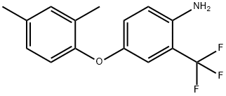 4-(2,4-DIMETHYLPHENOXY)-2-(TRIFLUOROMETHYL)ANILINE 结构式