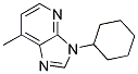 3-CYCLOHEXYL-7-METHYL-3H-IMIDAZO[4,5-B]PYRIDINE 结构式