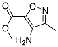 METHYL 4-AMINO-3-METHYLISOXAZOLE-5-CARBOXYLATE 结构式