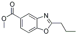 METHYL 2-PROPYL-1,3-BENZOXAZOLE-5-CARBOXYLATE 结构式