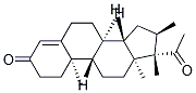 (8R,9S,10R,13S,14S,16R,17S)-17-ACETYL-10,13,16,17-TETRAMETHYL-1,2,6,7,8,9,10,11,12,13,14,15,16,17-TETRADECAHYDRO-CYCLOPENTA[A]PHENANTHREN-3-ONE 结构式