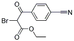 ETHYL 2-BROMO-3-(4-CYANOYPHENYL)-3-OXO-PROPANOATE 结构式