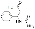 3-[(AMINOCARBONYL)AMINO]-3-PHENYLPROPANOIC ACID 结构式