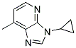 3-CYCLOPROPYL-7-METHYL-3H-IMIDAZO[4,5-B]PYRIDINE 结构式
