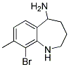 9-BROMO-8-METHYL-2,3,4,5-TETRAHYDRO-1H-BENZO[B]AZEPIN-5-YLAMINE 结构式