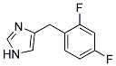 4-(2,4-DIFLUORO-BENZYL)-1H-IMIDAZOLE 结构式