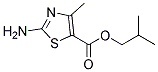 ISOBUTYL 2-AMINO-4-METHYL-1,3-THIAZOLE-5-CARBOXYLATE 结构式