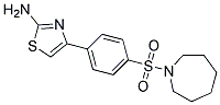 4-[4-(AZEPAN-1-YLSULFONYL)PHENYL]-1,3-THIAZOL-2-AMINE 结构式