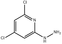 2,4-Dichloro-6-hydrazinopyridine 结构式