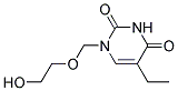 5-Ethyl-1-(2-hydroxy-ethoxymethyl)-1H-pyrimidine-2,4-dione 结构式