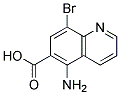 5-AMINO-8-BROMOQUINOLINE-6-CARBOXYLIC ACID 结构式