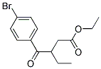 3-(4-BROMO-BENZOYL)-PENTANOIC ACIDETHYL ESTER 结构式