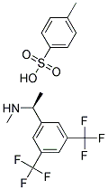 (S)-N-METHYL-1-[3,5-BIS(TRIFLUOROMETHYL)PHENYL]ETHYLAMINE TOSYLATE 结构式