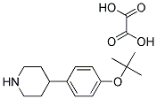 4-(4-TERT-BUTYLOXYPHENYL) PIPERIDINE OXALATE 结构式