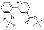 3-(2-TRIFLUOROMETHOXY-PHENYL)-PIPERAZINE-1-CARBOXYLIC ACID TERT-BUTYL ESTER 结构式