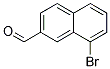 8-BROMONAPHTHALENE-2-CARBALDEHYDE 结构式