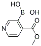 4-METHOXYCARBONYLPYRIDINE-3-BORONIC ACID 结构式