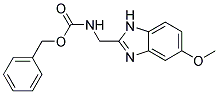 (5-METHOXY-1H-BENZIMIDAZOL-2-YLMETHYL)-CARBAMIC ACID BENZYL ESTER 结构式