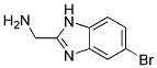 C-(5-BROMO-1H-BENZIMIDAZOL-2-YL)-METHYLAMINE 结构式